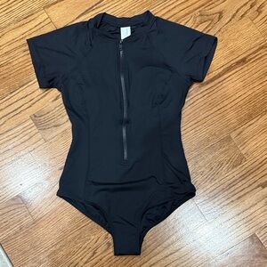 Black Women's Swim One Piece